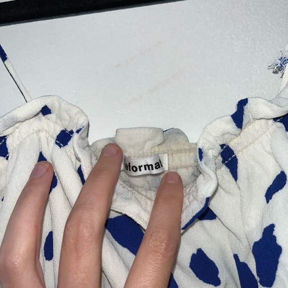 Reformation Arancia Dalmation Top Size Medium - Picture 5 of 9